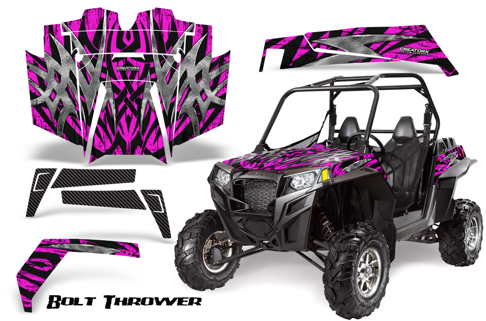 RZR 900 2011 Graphics Kit Bolt Thrower Pink